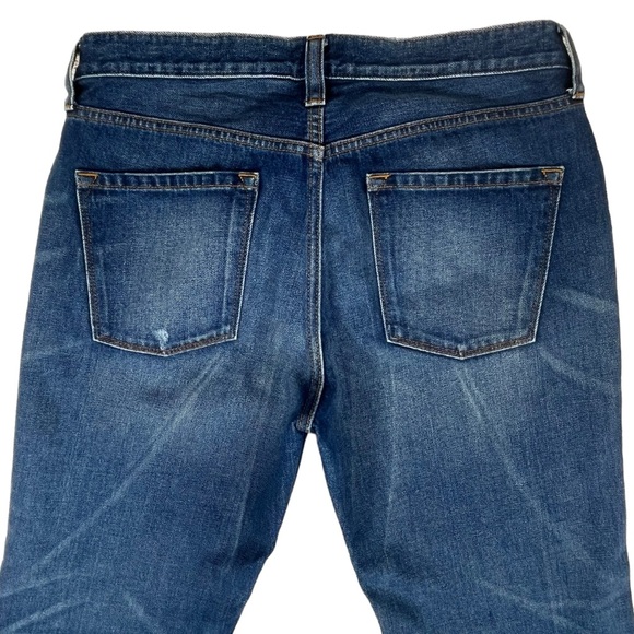 J Crew Factory Women’s 29 Boyfriend Fit Whiskered Blue Jeans Zipper Fly‎ F4485 - Picture 6 of 9